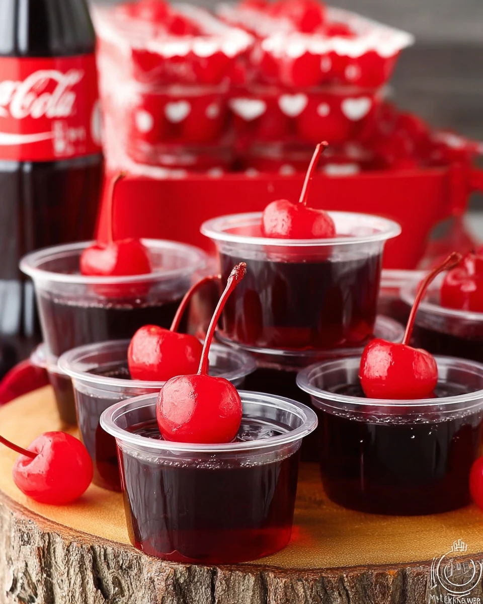 Cherry Coke Jello Shots
