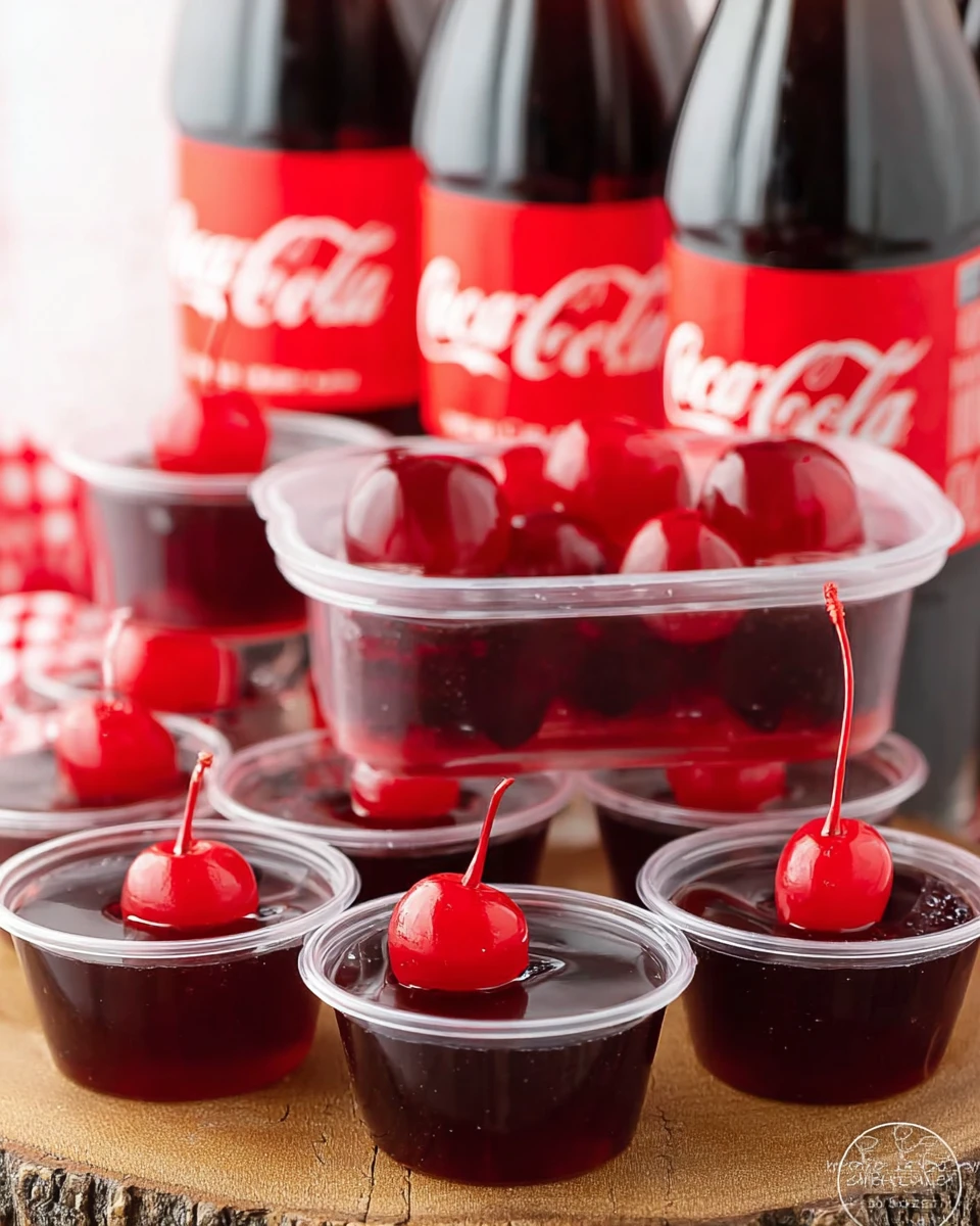 Cherry Coke Jello Shots