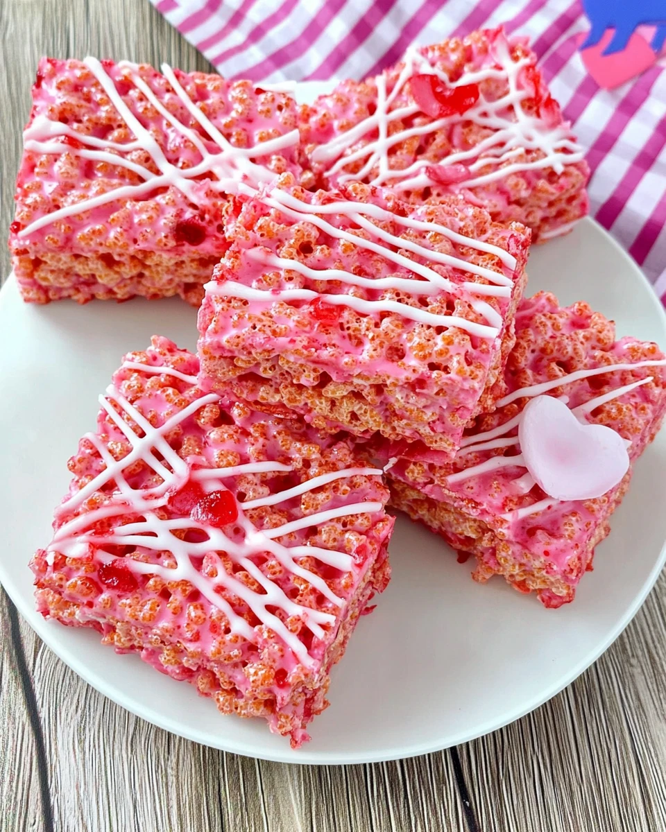 Cherry Rice Krispies Treats