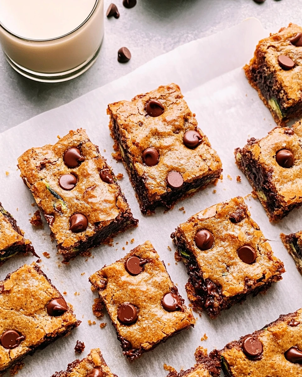 Chocolate Chip Zucchini Bars