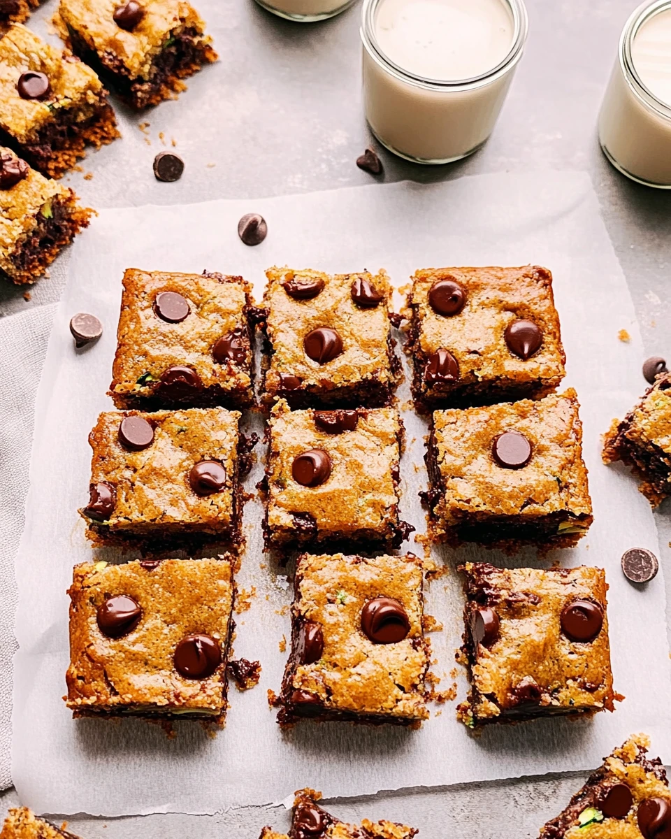 Chocolate Chip Zucchini Bars