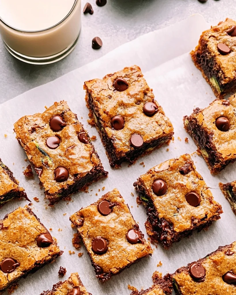 Chocolate Chip Zucchini Bars