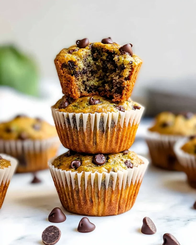 Chocolate Chip Zucchini Muffins