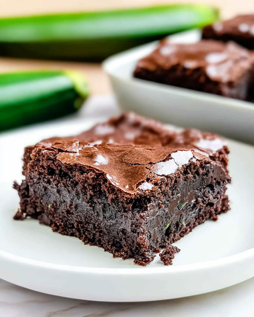 Chocolate Zucchini Brownies