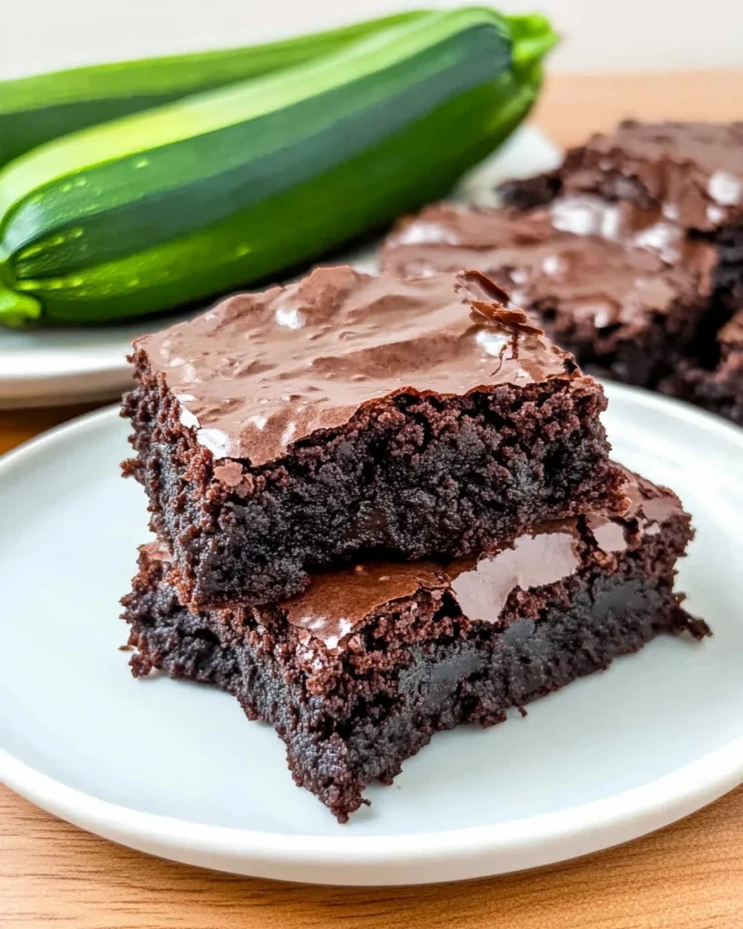 Chocolate Zucchini Brownies