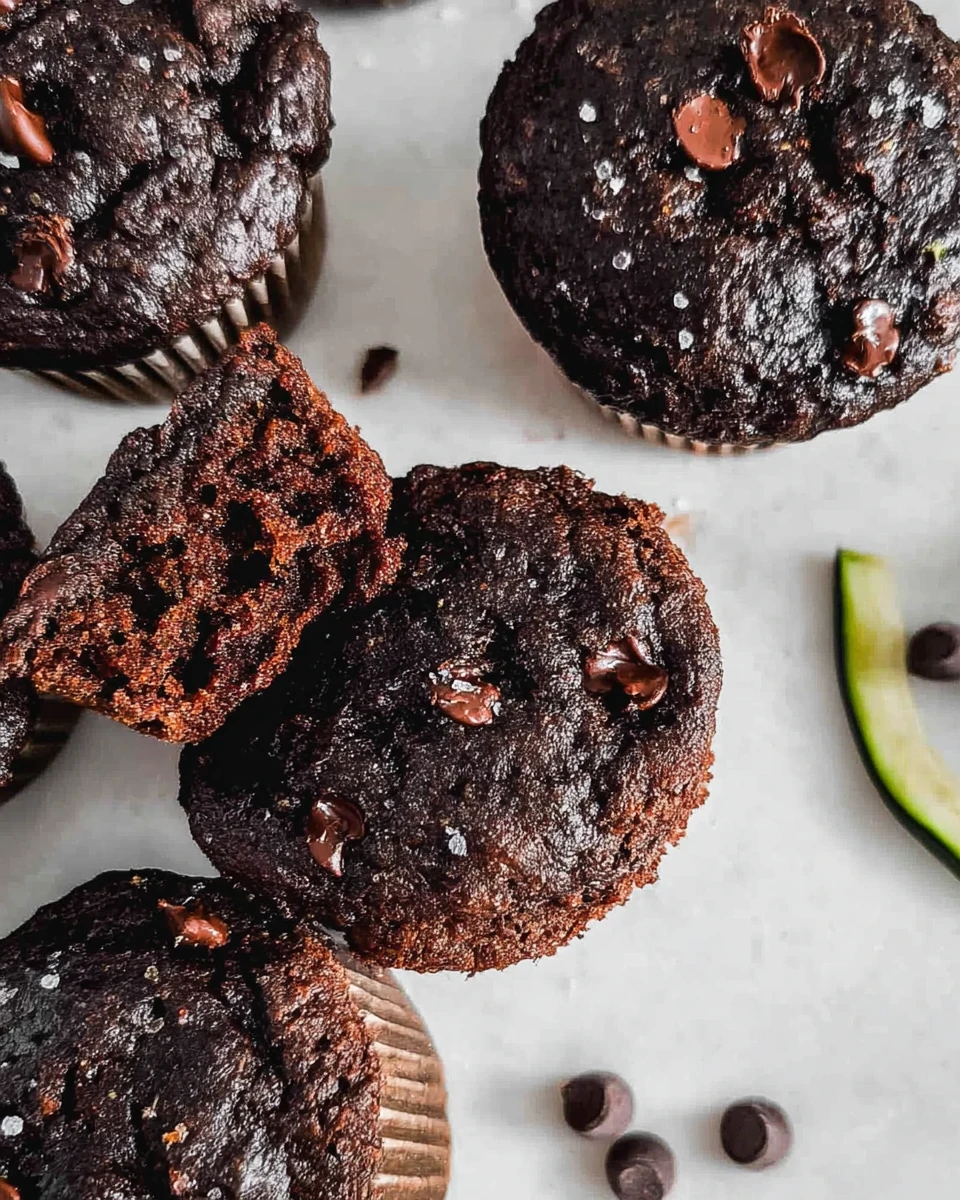 Chocolate Zucchini Muffins – Gluten Free