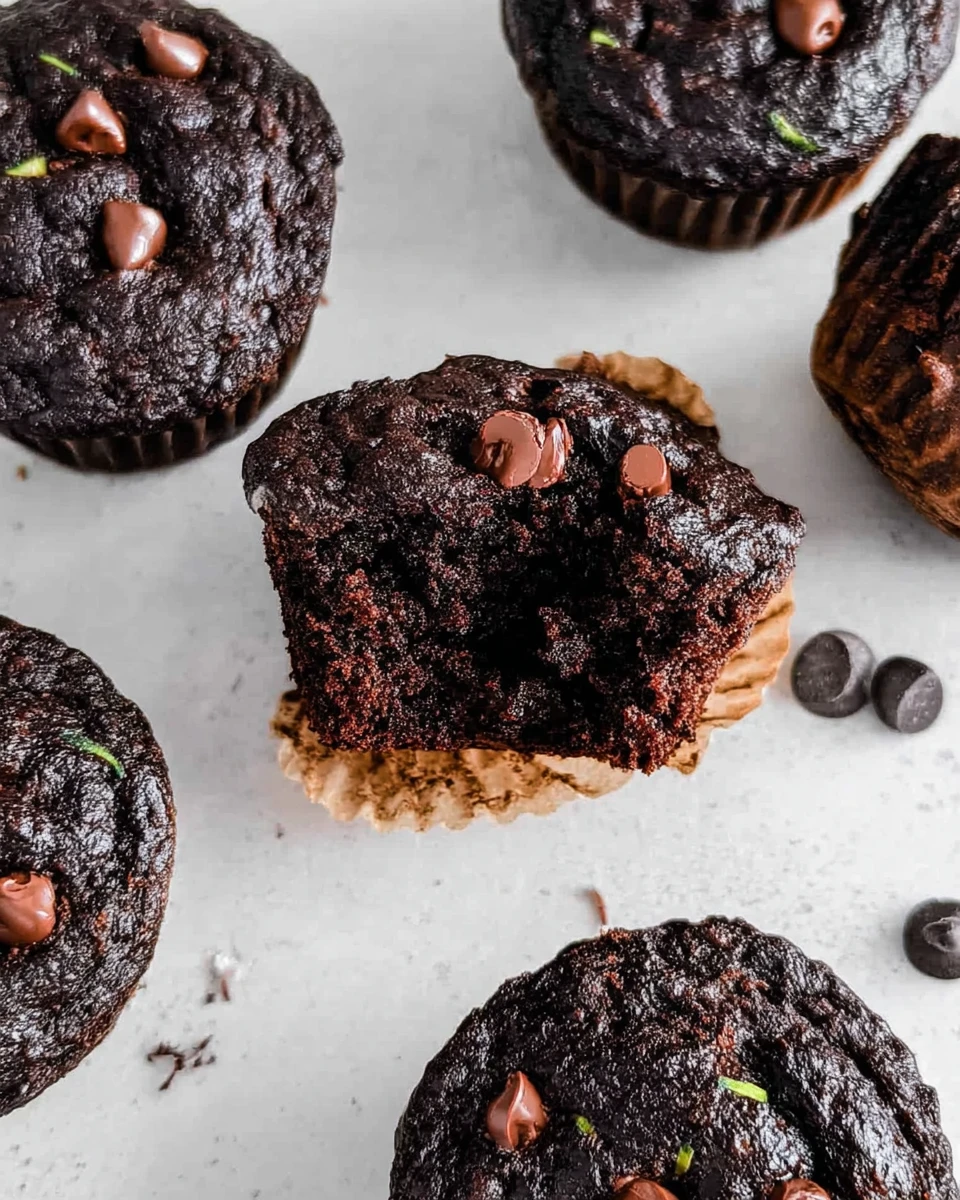 Chocolate Zucchini Muffins – Gluten Free