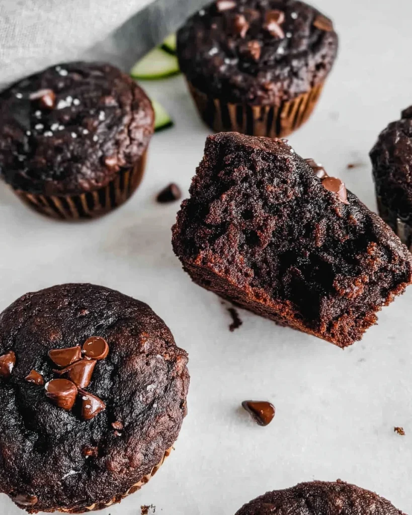 Chocolate Zucchini Muffins – Gluten Free