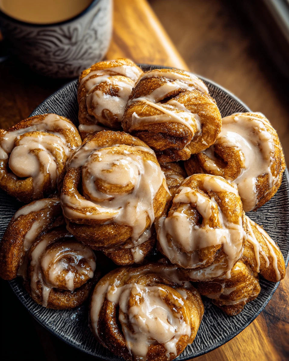 Cinnamon Knots with Coffee Icing