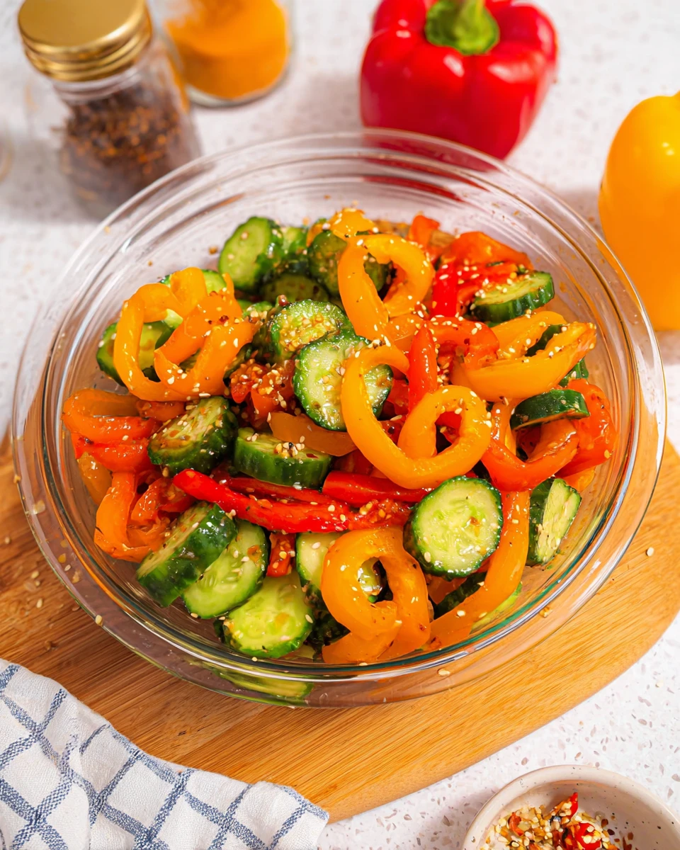 Cucumber and Sweet Pepper Salad