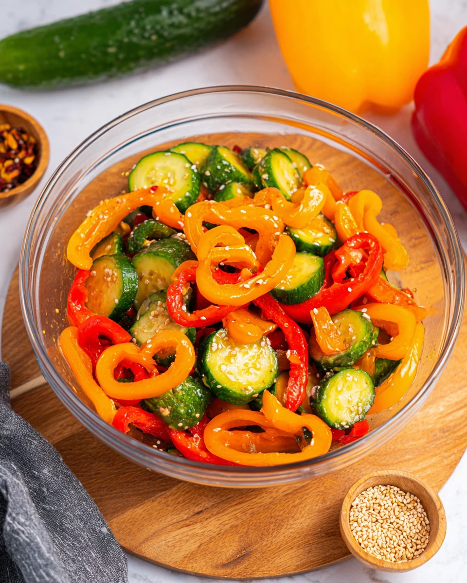 Cucumber and Sweet Pepper Salad