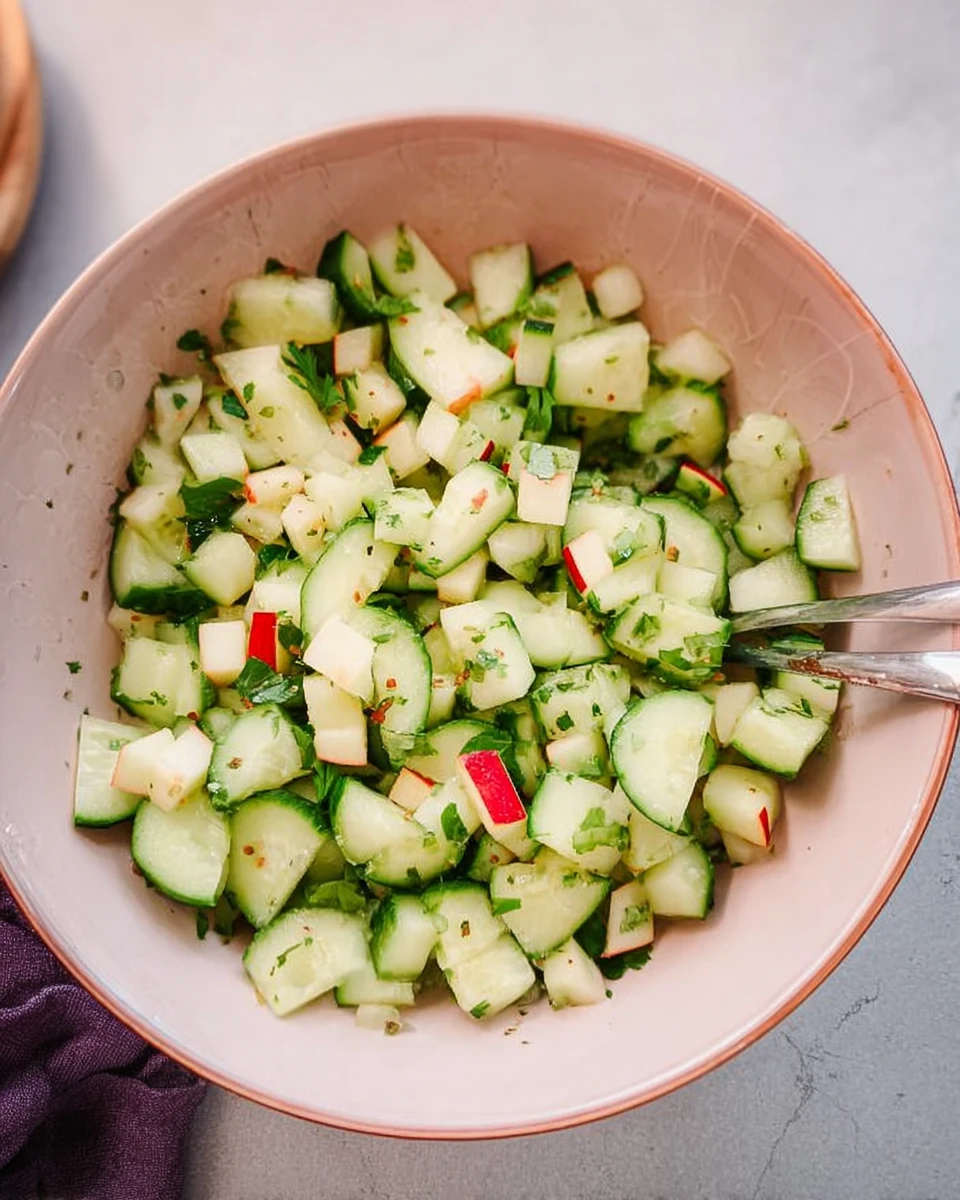 Cucumber Apple Salad