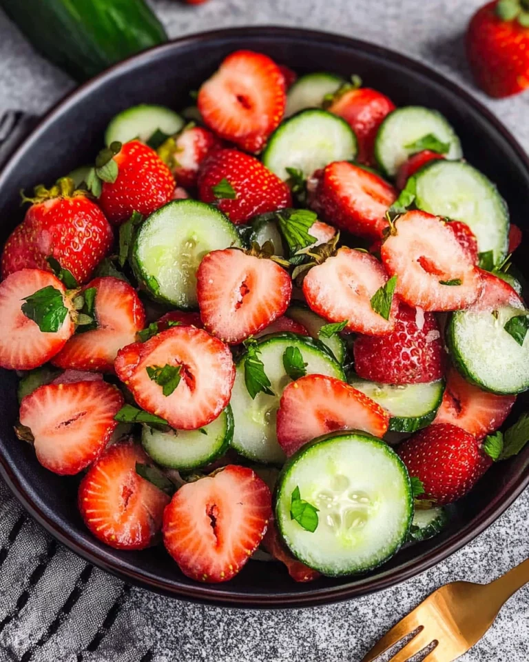 Cucumber Strawberry Salad