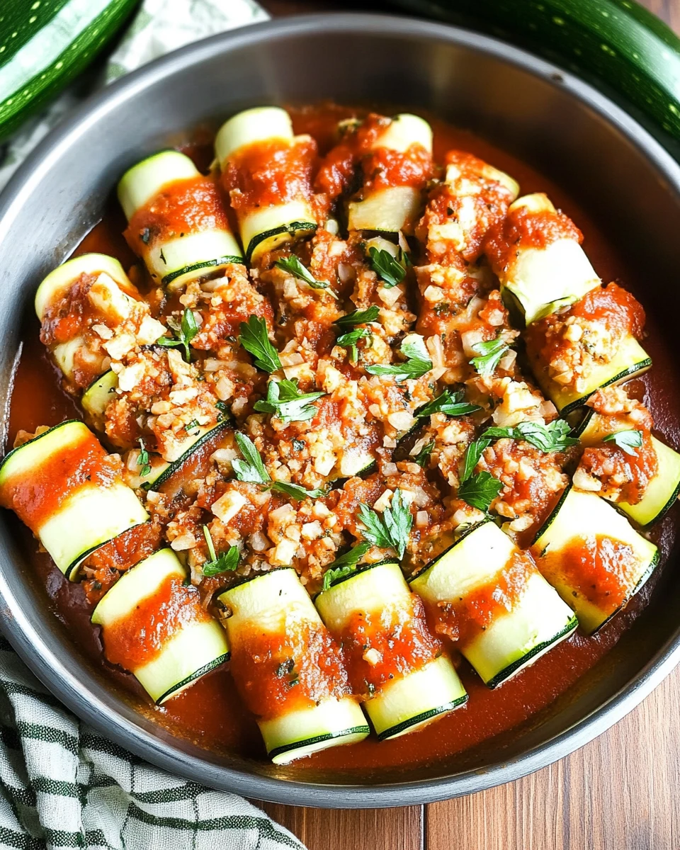 Dairy-Free Zucchini Rollatini