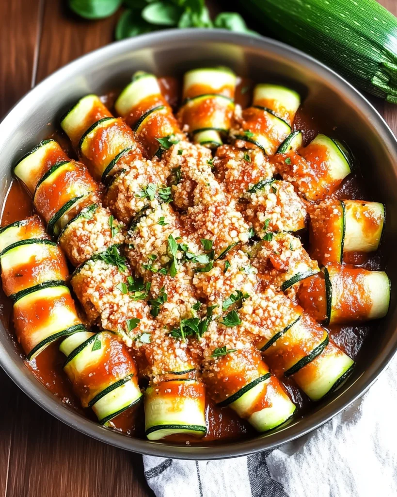 Dairy-Free Zucchini Rollatini