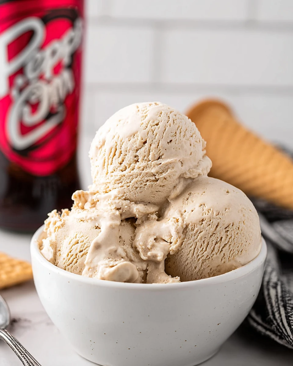 Dr. Pepper Ice Cream