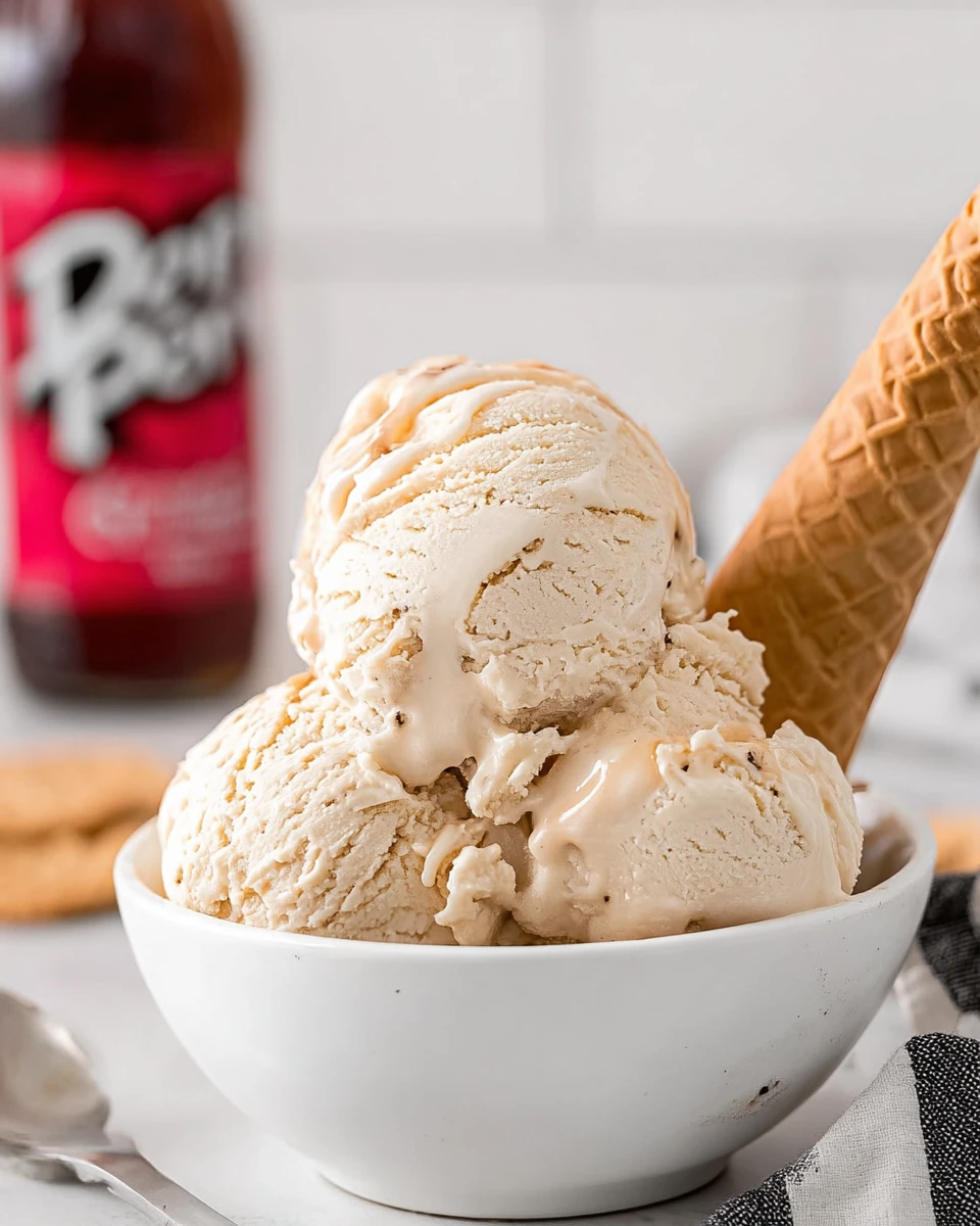 Dr. Pepper Ice Cream