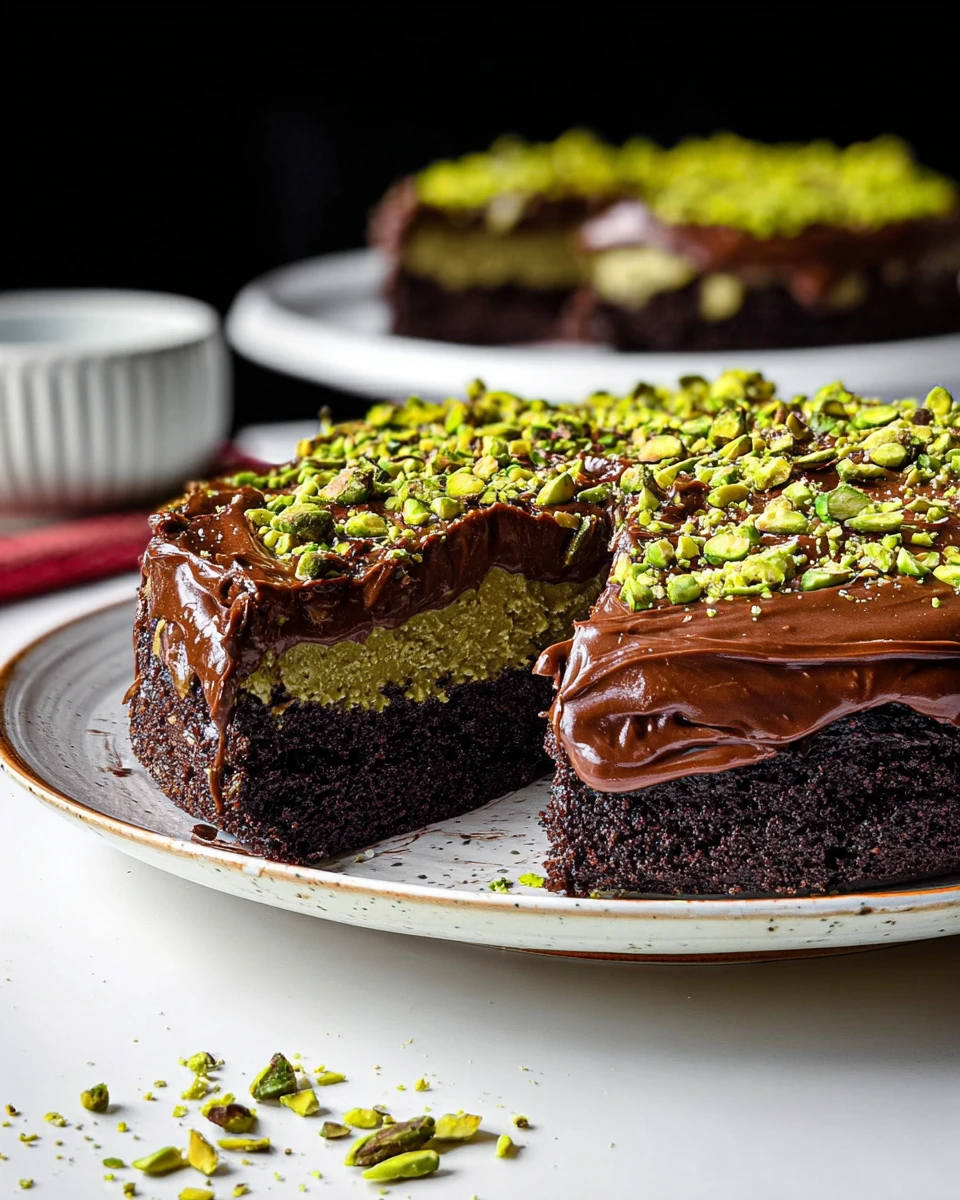 Dubai Chocolate Cake