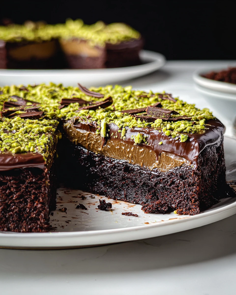 Dubai Chocolate Cake