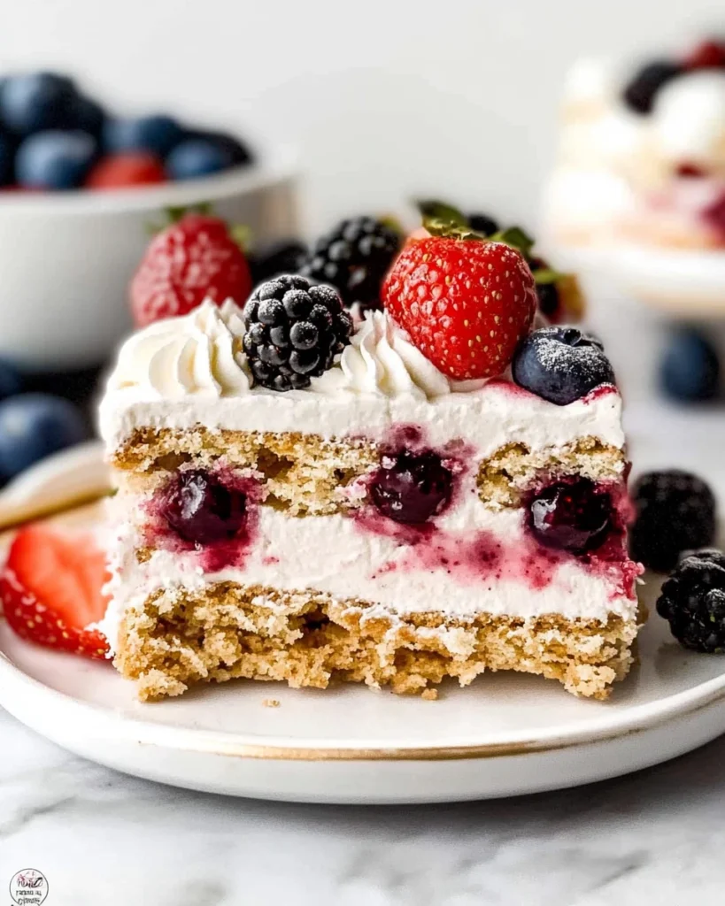 Easy Berry Icebox Cake