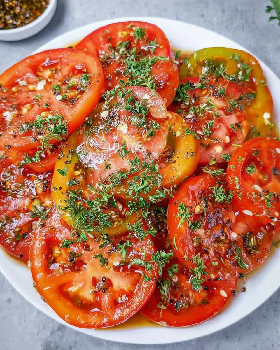 Easy Marinated Tomatoes