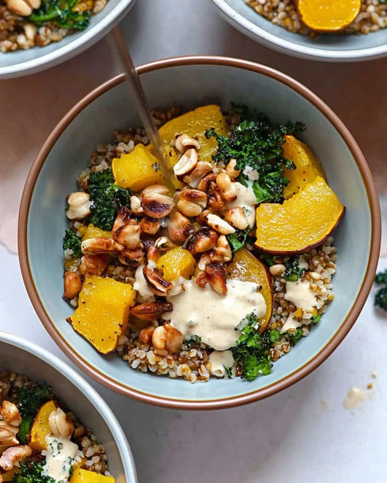 Fall Grain Bowls with Roasted Delicata Squash