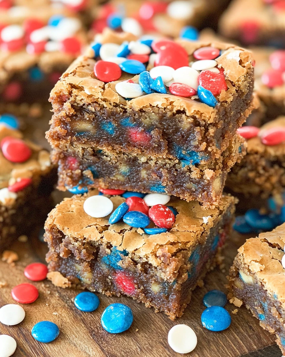 Fireworks Blondies
