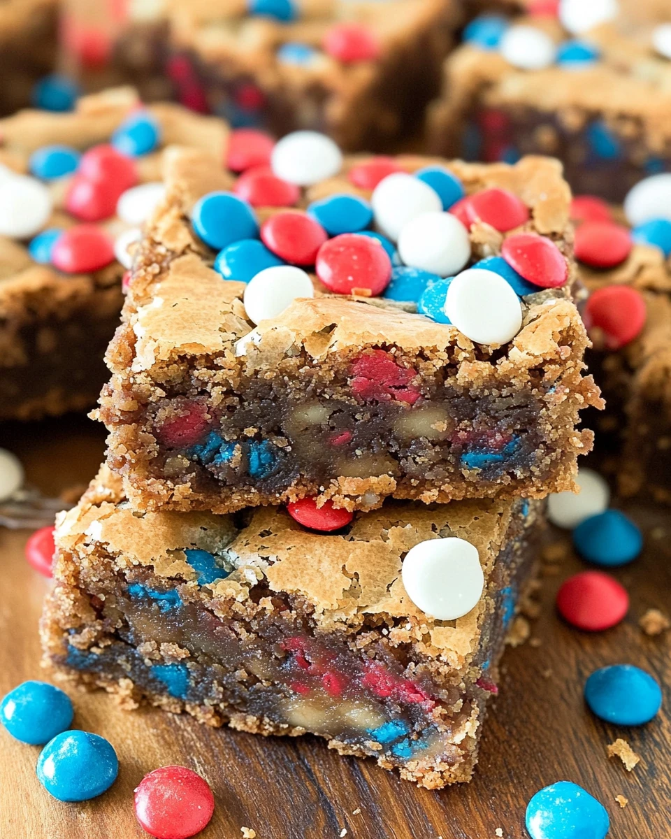 Fireworks Blondies