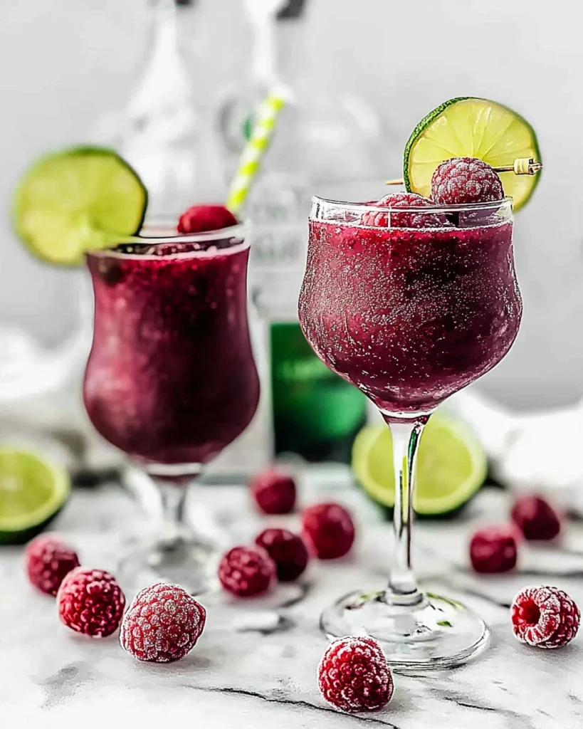 Frozen Cherry Raspberry Daiquiri