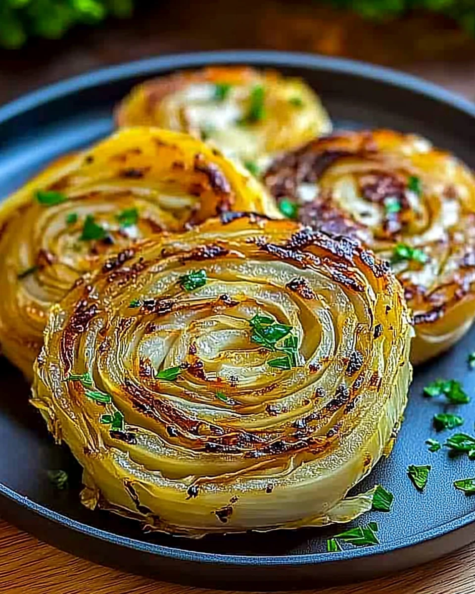 Garlic Cabbage Steaks