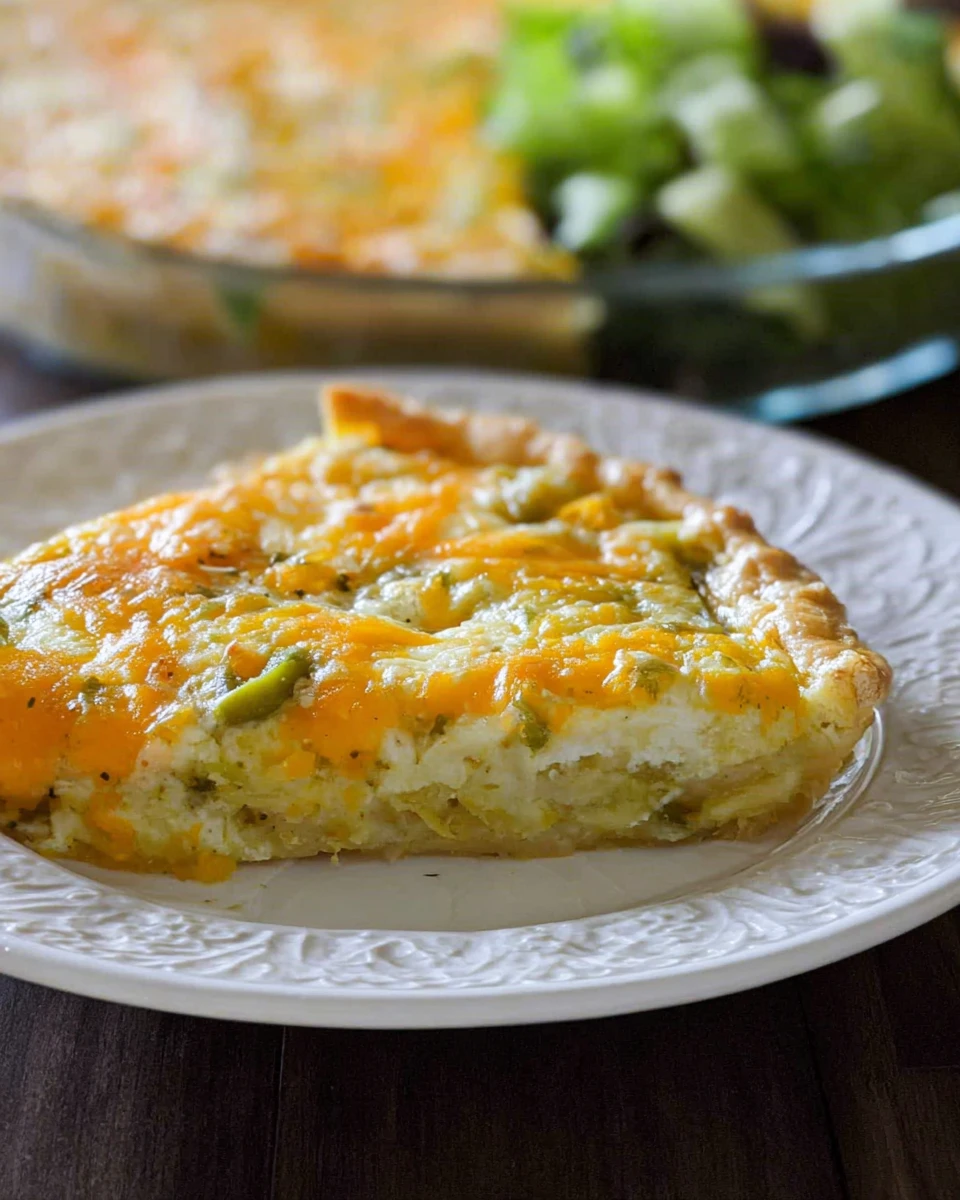 Green Chile Tortilla Pie