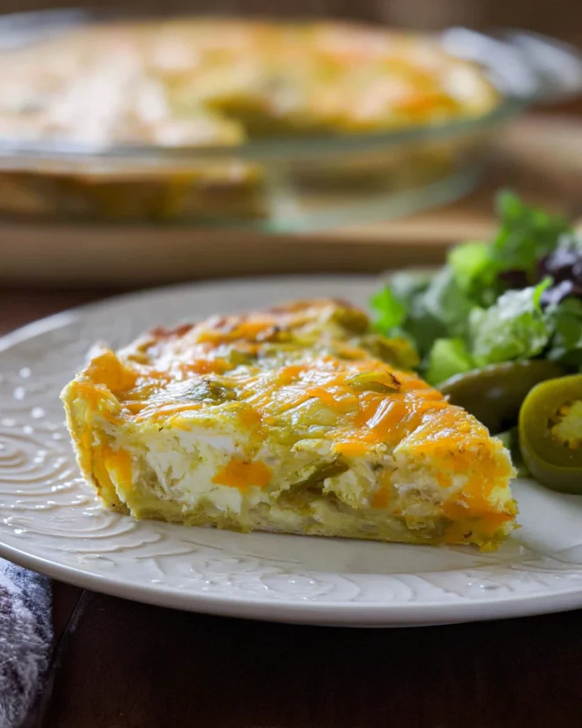 Green Chile Tortilla Pie