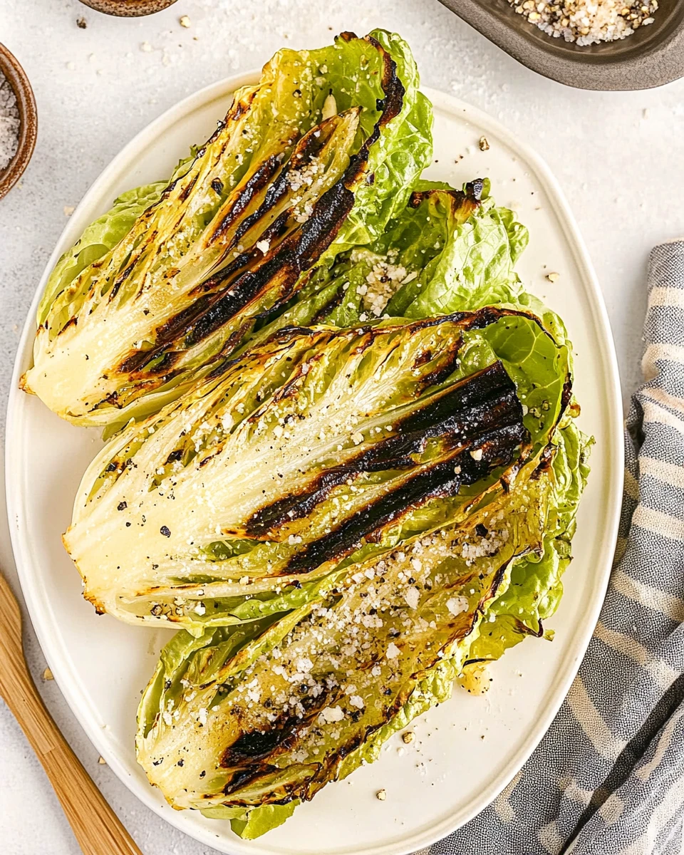 Grilled Romaine Lettuce