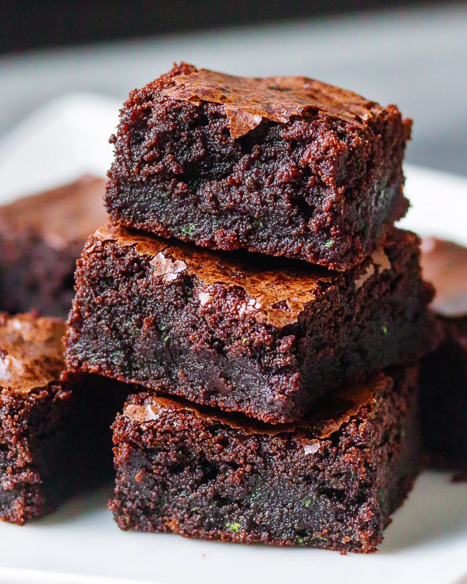 Healthy Zucchini Brownies