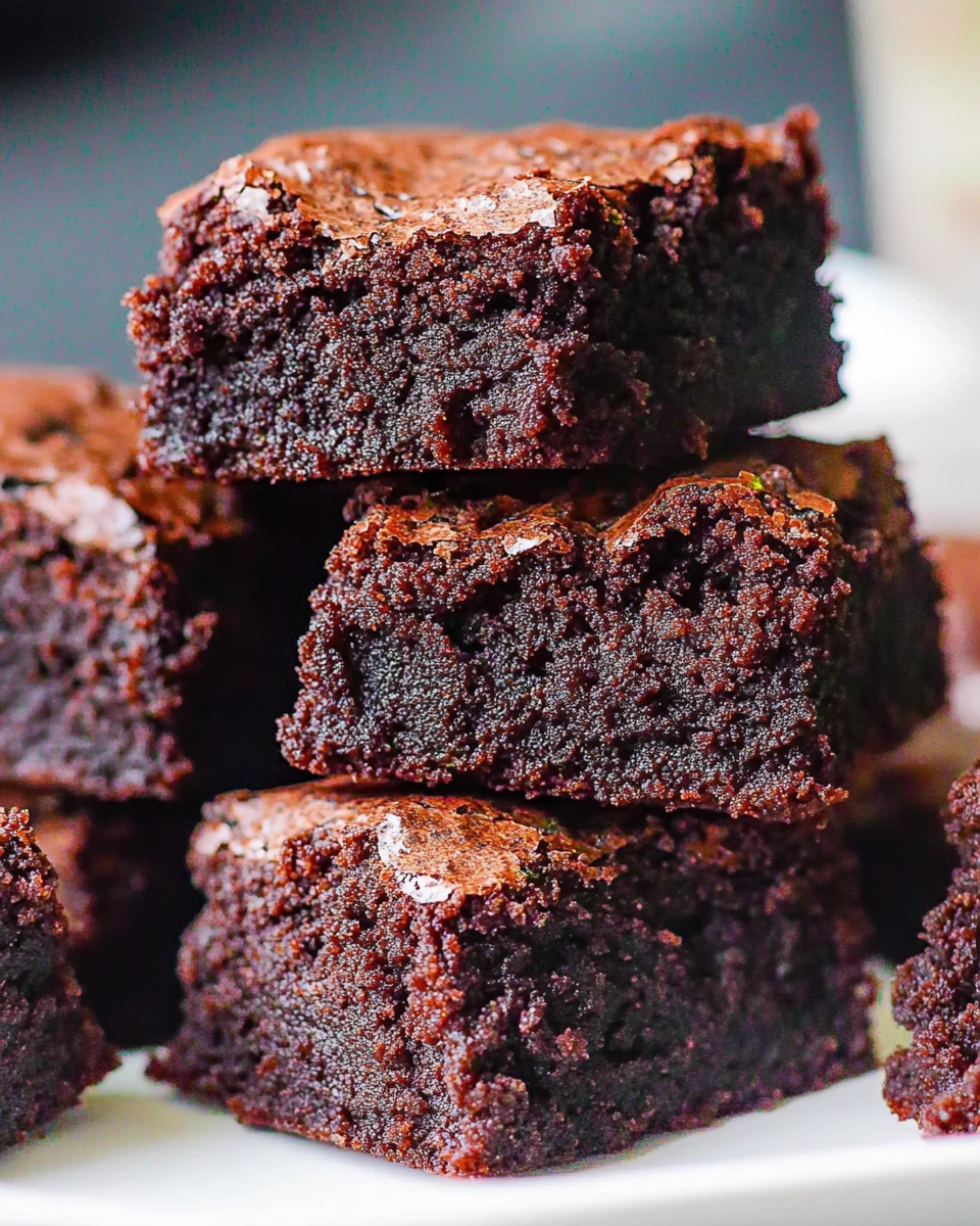Healthy Zucchini Brownies