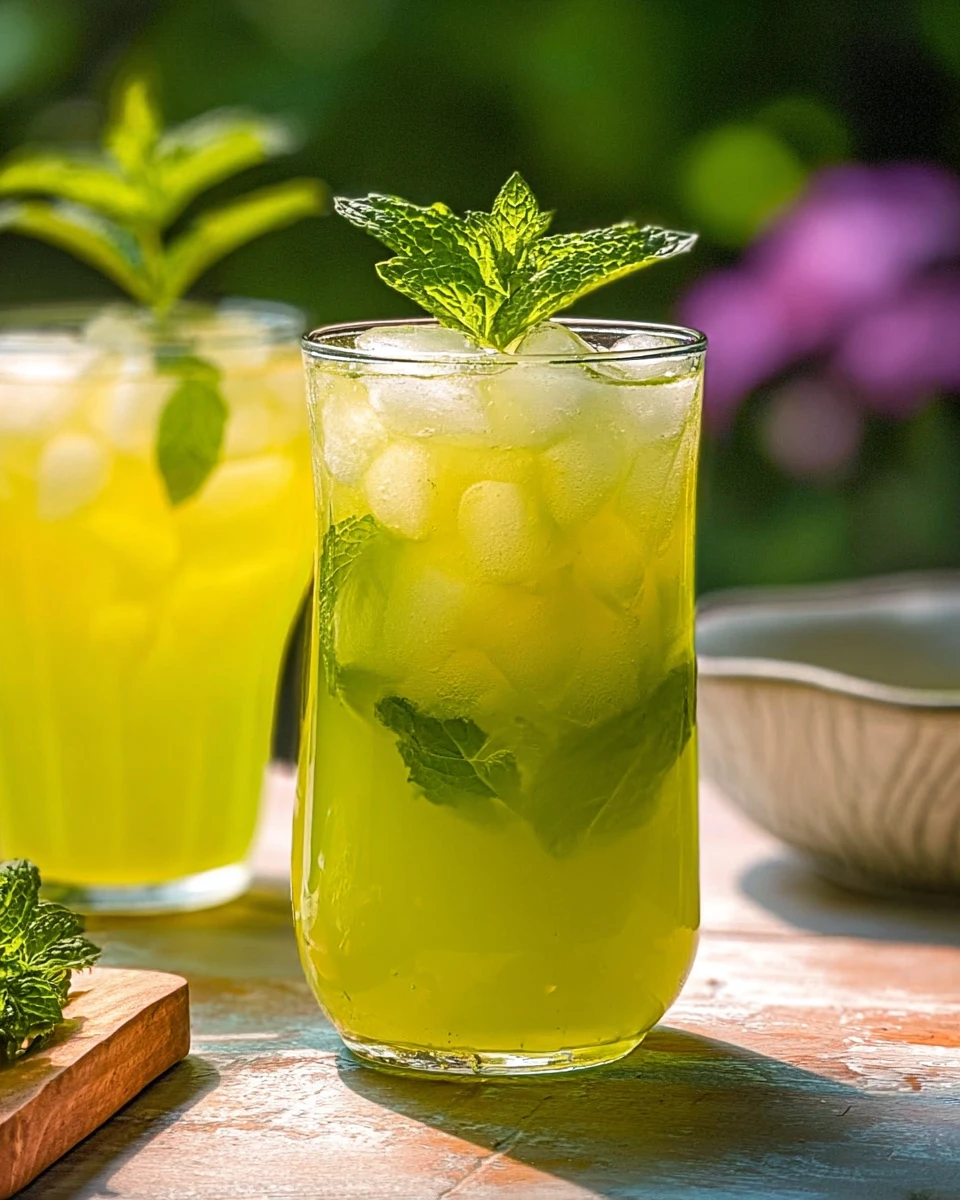 Honeydew Mint Iced Tea