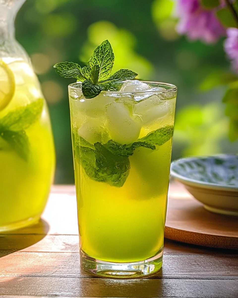 Honeydew Mint Iced Tea