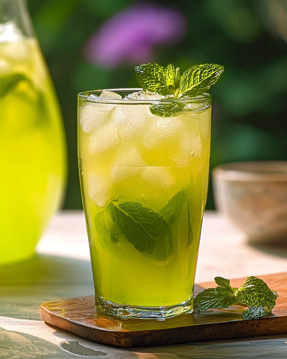 Honeydew Mint Iced Tea