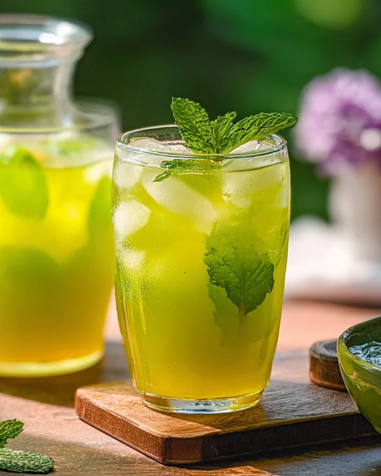 Honeydew Mint Iced Tea