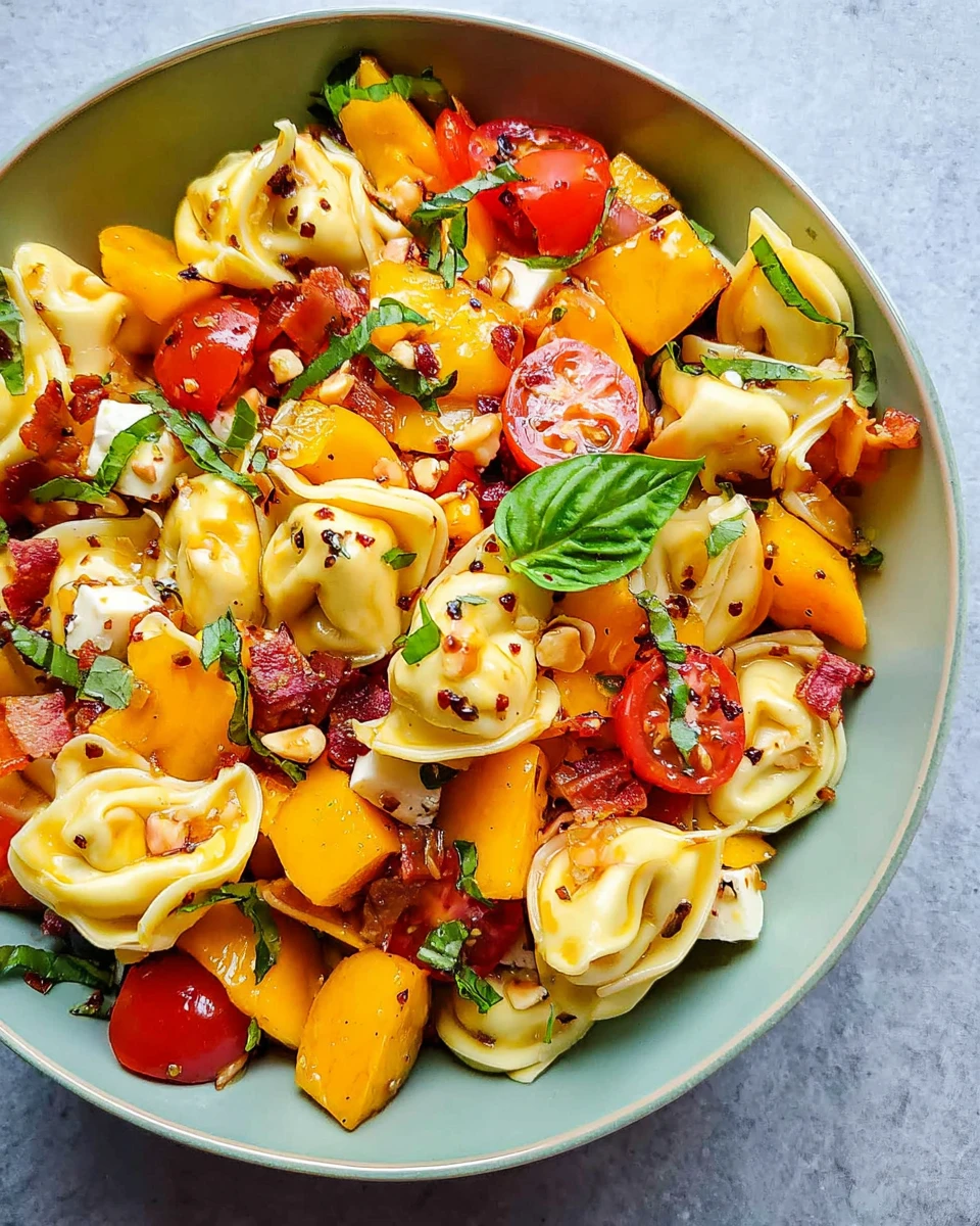 Hot Honey Tortellini Pasta Salad