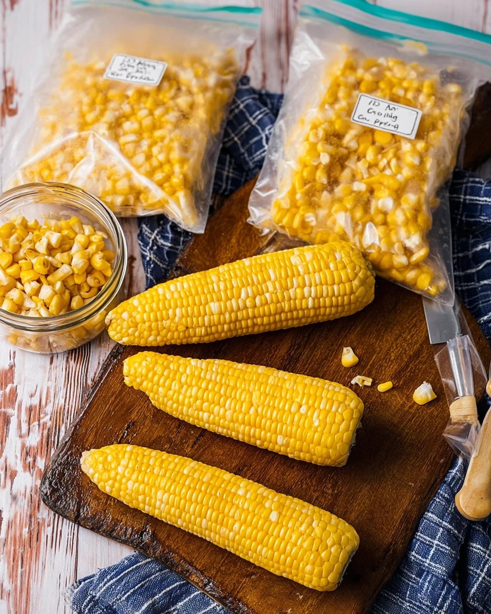 How to Freeze Corn on the Cob and Kernels