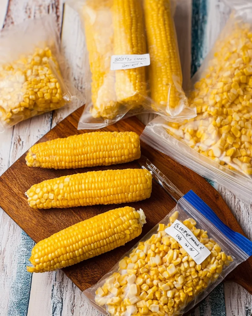 How to Freeze Corn on the Cob and Kernels