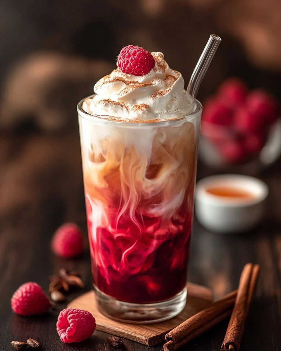 Iced Raspberry Vanilla Chai