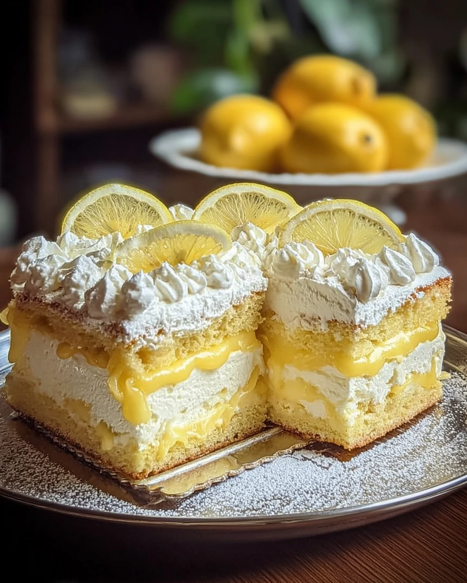 Italian Lemon Cream Cake