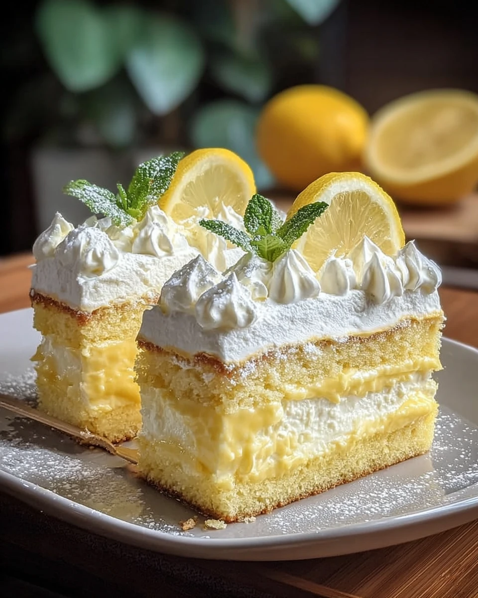 Italian Lemon Cream Cake
