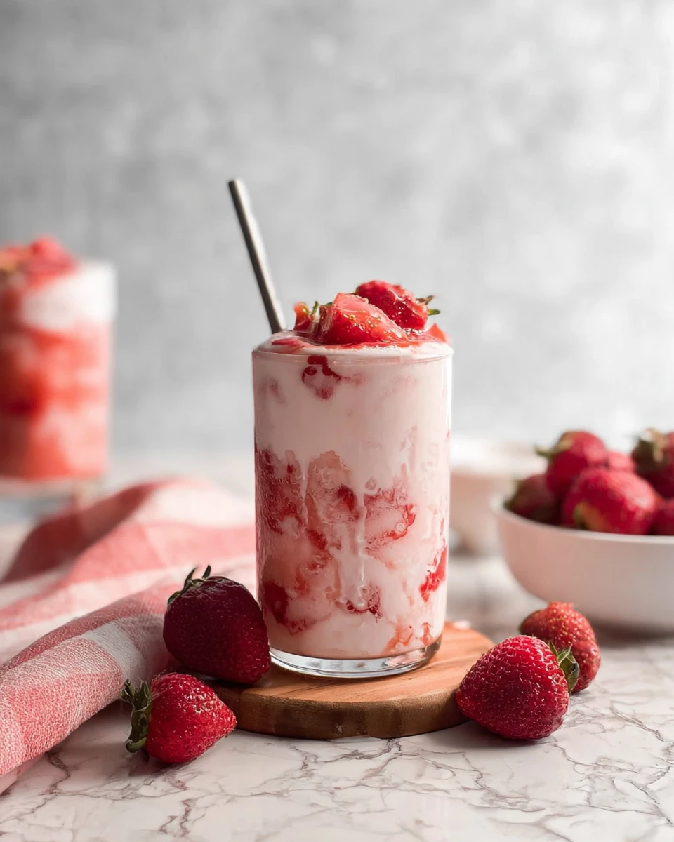Korean Strawberry Milk