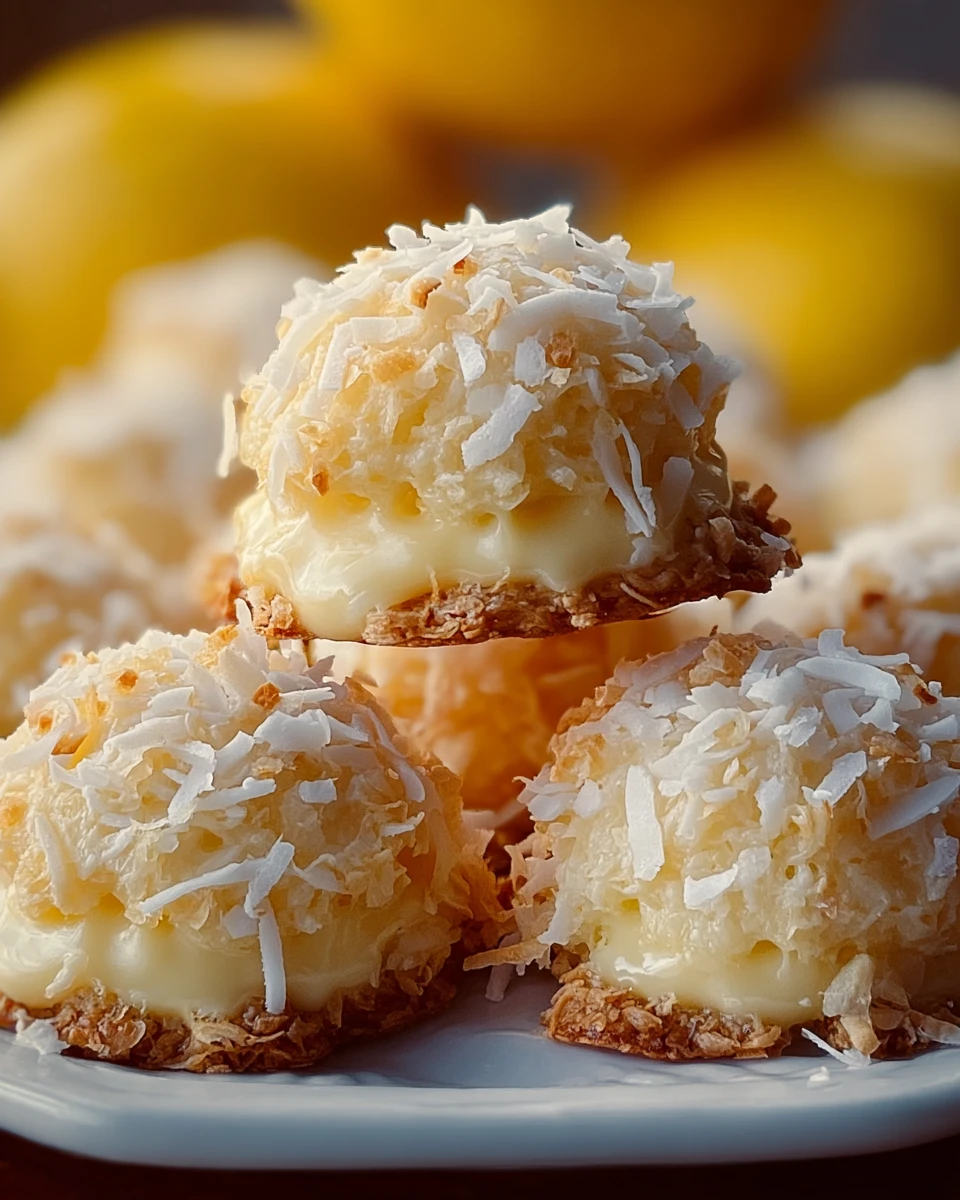 Lemon Coconut Cheesecake Cookies