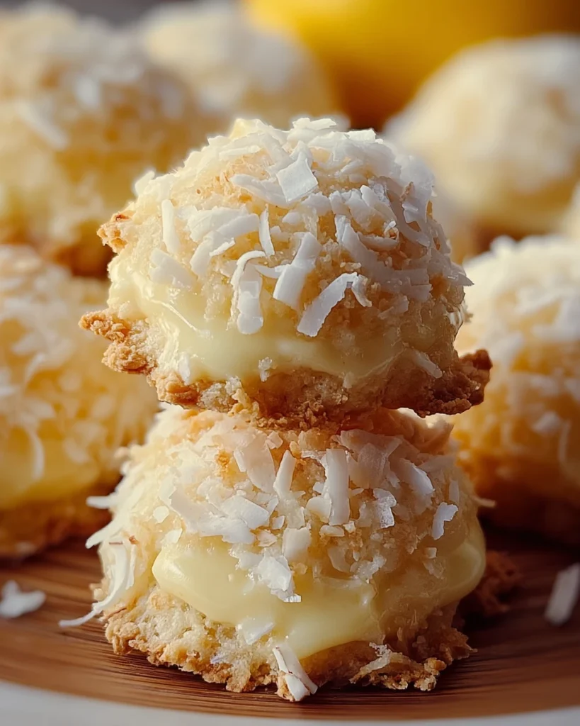 Lemon Coconut Cheesecake Cookies