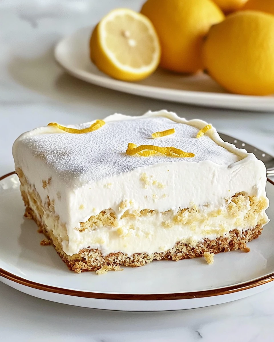 Lemon Icebox Cake