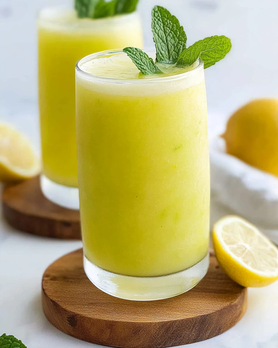 Lemon Mint Juice (Lebanese Lemonana)